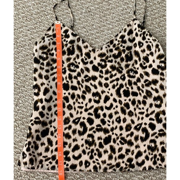 L’agence Women’s Jane silk camisole tank top size xsmall animal prints - Picture 8 of 8
